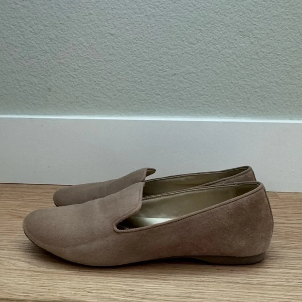 Birdies The Starling Latte Suede Leather Loafers Flats Size 7‎